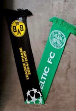 Borussia Dortmund vs Celtic FC Fan-Schal – Champions League Half & Half