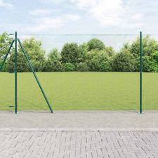 Fence Post Steel Green 25 x 1.5m Mesh 25mm Durable Garden Security Heavy-Duty HD