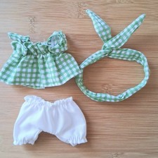 Kleidung Outfit Labubu Set Kleid Hose Haarrei...