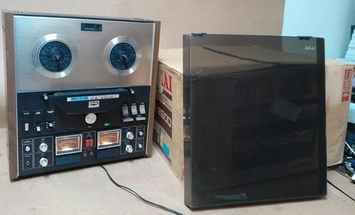 AKAI GX-260D REEL TO REEL TAPE RECORDER W/ ORIGINAL BOX & COVER ! I