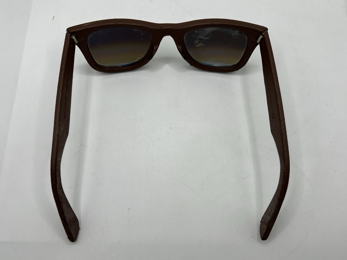 Vintage Ray Ban RB 2140QM 1169/85 Wayfarer Sunglasses Brown