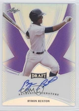 2013 Leaf Metal Draft Prismatic Purple /25 Byron Buxton #BA-BB1 Auto