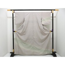Authentic Visiting kimono with gold leaf embroidery and gradation dyeing. 2...