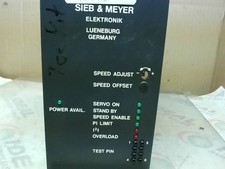 Sieb Meyer 26.44.18 Contrôleur Servo Type M2 Moteur Sans Balais Sy-Reconditionné