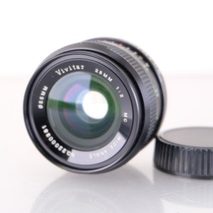 Pentax K Mount Vivitar 28mm f2 Wide Angle Prime Lens Manual Focus Fast Aperture
