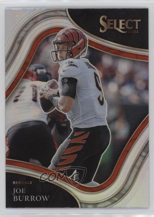 2021 Panini Select Field Level Silver Prizm Joe Burrow #309 9v7