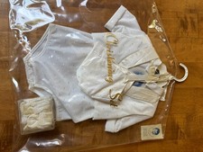 Boys christening gown, shorts set, with vest, hat handmade booties, size 3 mos