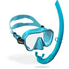 Cressi Z2S Mask  Corsica Snorkel Set - Compact Frameless Mask with Low Volume