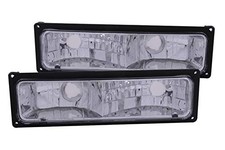 Anzo USA 511033 Black Parking Light Assembly for Chevrolet, Pair