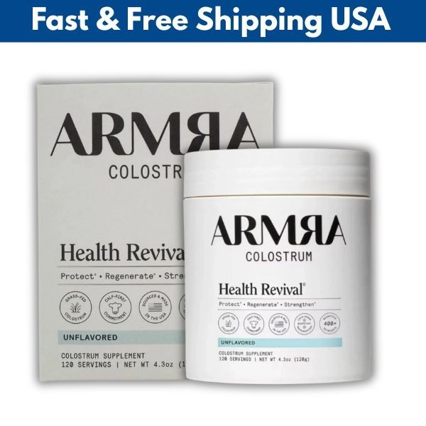 ARMRA colostrum Health revival unflavored 120 servings 120g US