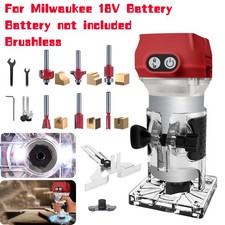 6 Variable Speeds Cordless Brushless Compact Router for Milwaukee 18V Battery