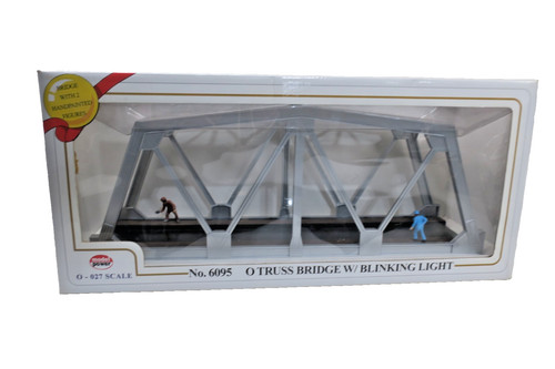 Puente de armadura alta calibre O-027 modelo Power con 2 figuras pintadas # 6095 NUEVO | Zustand: New