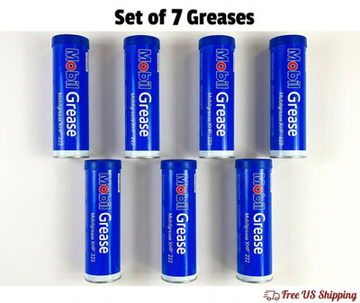 Mobil Grease XHP 222 13.7 oz NLGI 2 Blue Set of 7