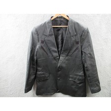 Vintage PIONEER WEAR Men's 46L Western Pig Nappa Leather Sport Coat Jacket