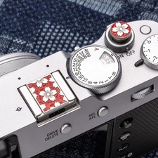 Metal Camera Hot Shoe Cover Shutter button For Fujifilm X100V X-H2S XT3 XT4 XT5