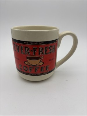 Yesteryear Westwood Mug Ever-Fresh Colorful Coffee Cup 1995 Vtg Retro