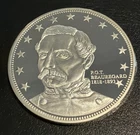 Civil War Sesquicentennial P.G.T Beauregard Proof 1 Oz. Silver Round