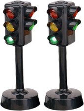 Verkehrsspielzeug Ampel - 2 St&uuml;ck - Lustiges fr&uuml;hkindliches Verkehrslichtmodell