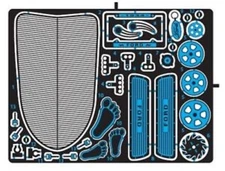 The Model Car Garage MCG-2286 Photo-Etched '34 Ford Grill Horizontal Bar