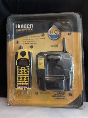 Uniden WXI 377 Waterproof Submersible Cordless Phone - NOS - Sealed