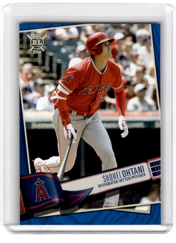 SHOHEI OHTANI 2019 Topps Big League #17 Blue Parallel