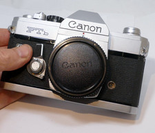 Canon FTb QL SLR 35mm Film Camera - Body Only, meter works, Free shipping USA