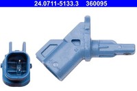 Vorderachse ATE 24.0711-5133.3 Sensor, Raddrehzahl FüR Ford