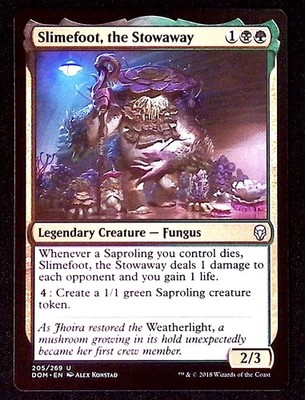 Slimefoot, the Stowaway Magic the Gathering Legendary Creature Fungus Uncommon
