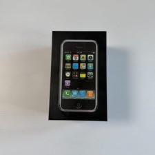 Apple Iphone 1st Gen 8gb Black Woriginal Box Accessories Ios 1.1.4 A1203 Tested