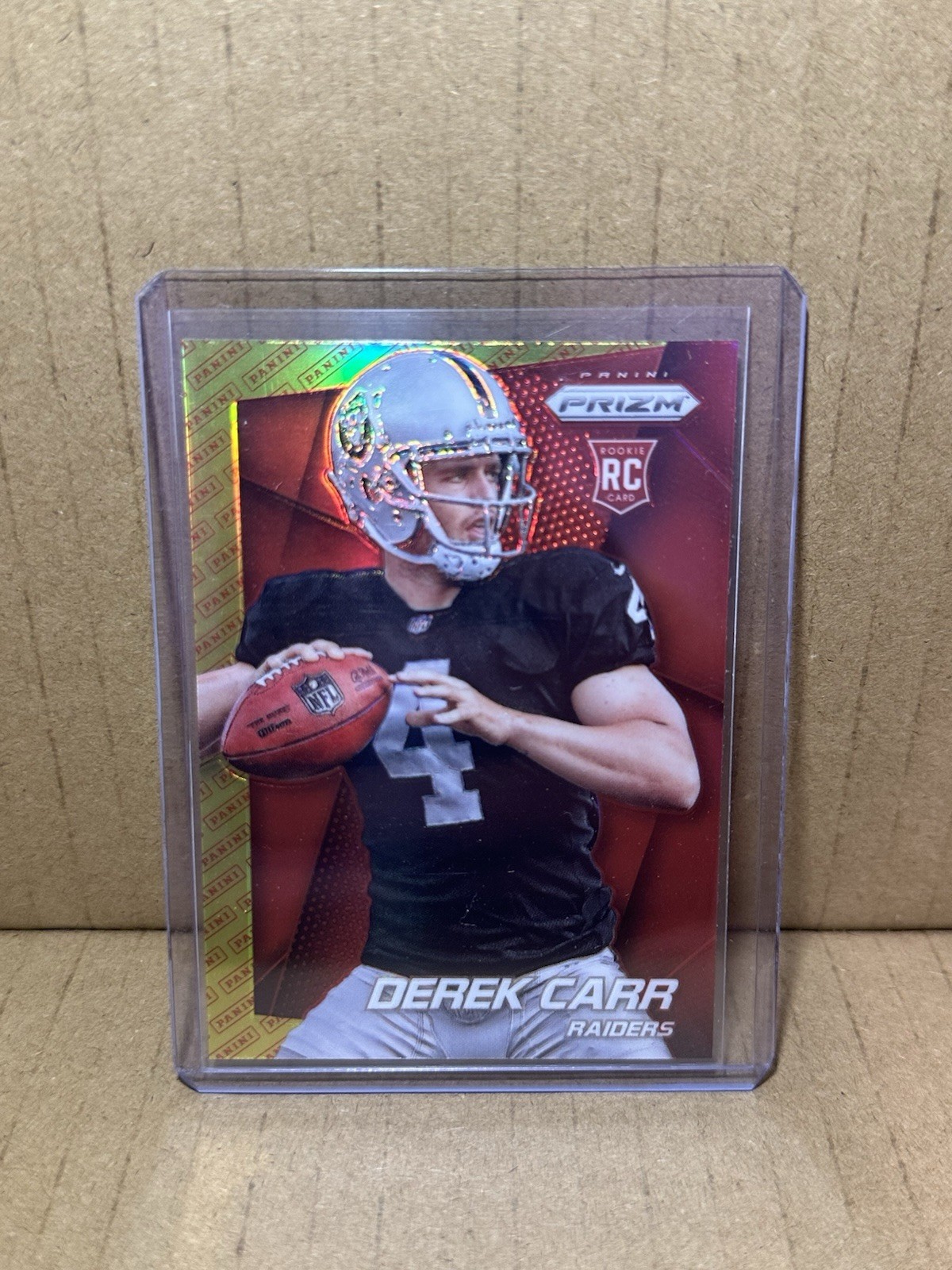 2014 Panini Prizm Logo Refractor Derek Carr #257  (RC)