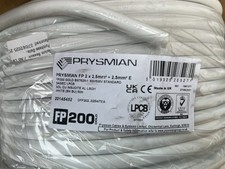 4 rolls of PRYSMAIN 2.5mm2  FP200 Twin and Earth Cable 50m