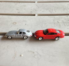 Hot Wheels Jaguar XKE Silver & Jaguar XKR Red Diecast Lot Of 2 Cars 1999 series