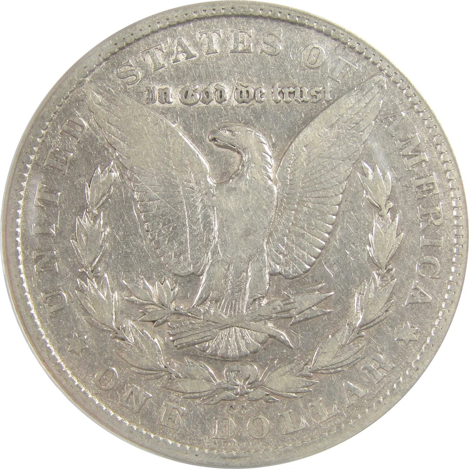 1879 CC Morgan Dollar F 15 Details ANACS Silver $1 Coin SKU:I21901 - Image 4 of 4