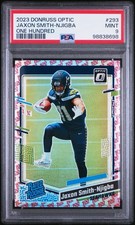 2023 Panini Donruss Optic Jaxon Smith-Njigba Rated Rookie One Hundred PSA 9