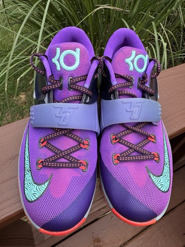 Youth Nike KD 7 Lightning 534 GS 2014 (669942-500) Size 7Y Women's 8.5 - Picture 8 of 9