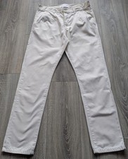 MENS CREAM TROUSERS WAIST 32 INCH HUMOR