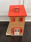 Bear's Store Log Cabin Dollhouse Vintage Maple Town 2-Story 2-Room Furnished Set — photo 4