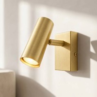 Lindby Wandleuchte, Wandlampe Innen 'Iluna' (Modern) In Gold / Messing Aus Metal