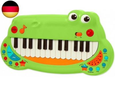 Krokodil-Klavier   Tier-Keyboard mit 5 Instrumenteneinstellungen