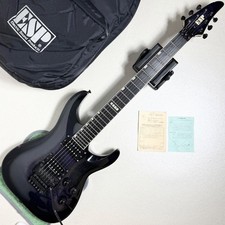 ESP Horizon-III Neck-Through Seymour Duncan Floyd Rose Ebano Made in Japan Usato