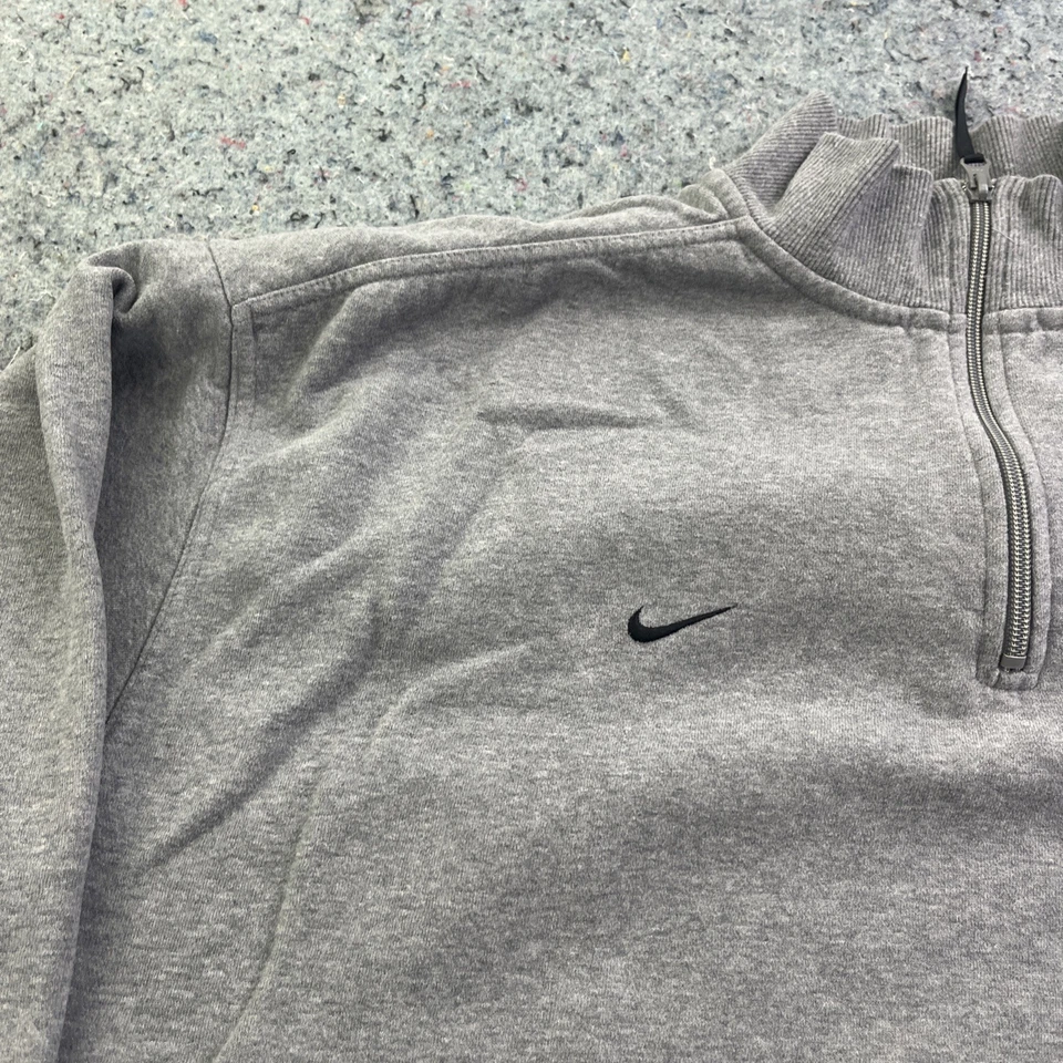 Pullover Torino 2006 Juegos Olímpicos Nike 1/4 Cremallera Para Hombre Talla XXL Gris Polar Sudadera Foto 3 de 4
