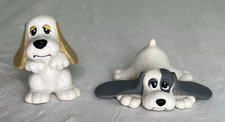 Vintage Pound Puppies PVC Figures from 1984 by TONKA Lot of 2