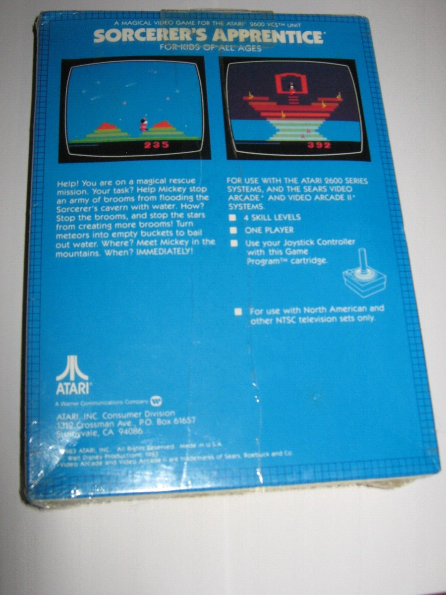 Sorcerer's Apprentice (Atari 2600, 1983) for sale online | eBay