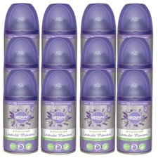 Image of 12x New AirPure Lavender Refill Tin Automatic Fragrance Air Freshener 250ml