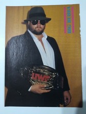 Vintage Wrestling Big Bubba Rogers aka Big Boss Man UWF Belt Up Picture NWA 