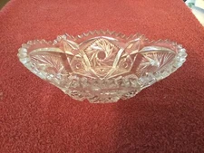 Oval Clear Glass Relish Dish