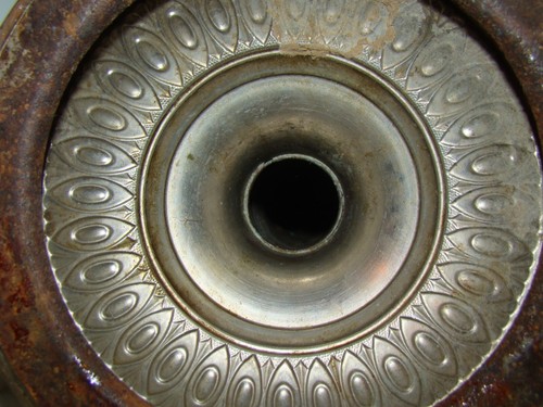 Antique Bradley & Hubbard Nickel Plated Oil Lamp - Picture 14 of 17