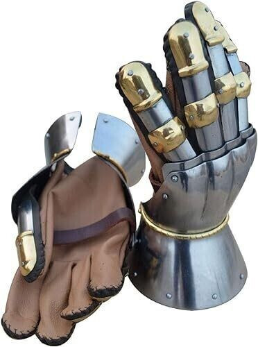 Brass Knuckle Armor Knight Armor SALE! Medieval Functional 16 G Steel ...