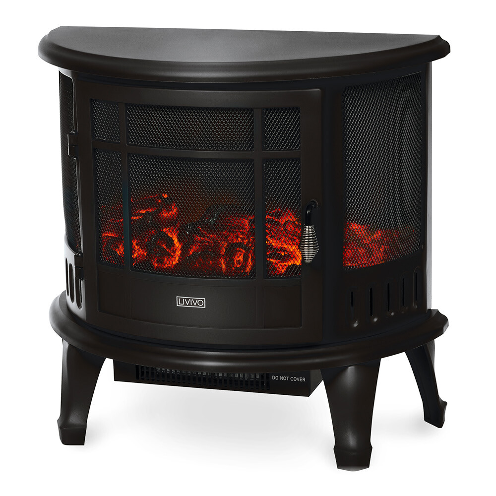 Electric Fireplace Log Burning Flame Effect Stove Fire Heater Thermal Wood  1800W 5060497648241 | eBay