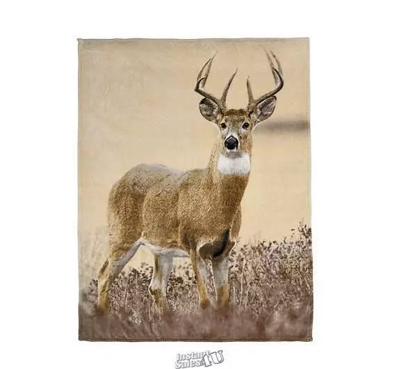 Reindeer faux fur throw hot sale
